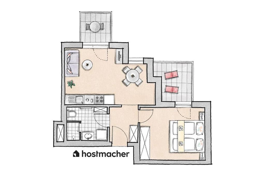 Sunny 1Br Home With Balcony By Hm Vienna Exterior photo